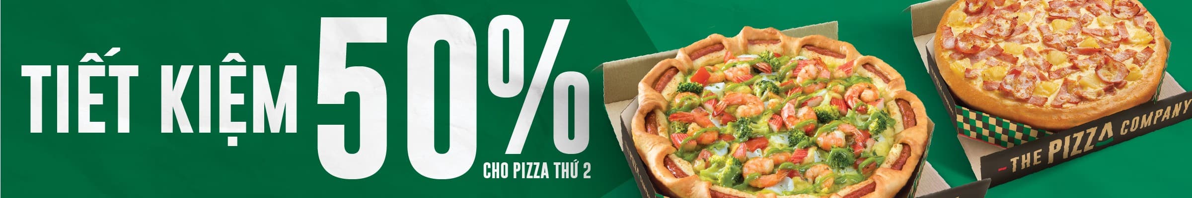 50% Off On 2nd Pizza