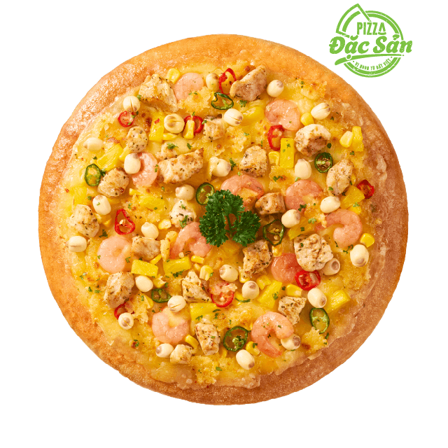 Pizza Gà Hạt Sen